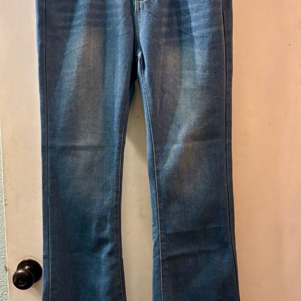 Stylish Blue Flare Women's Jeans